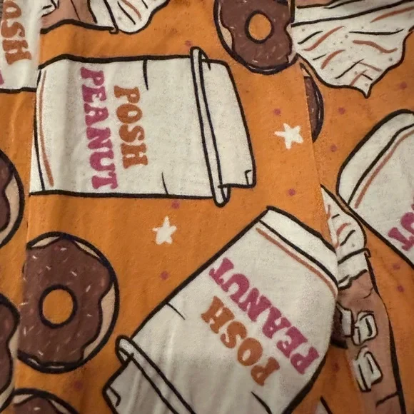 Posh Peanut Coffee and Donut Cha Cha Leggings - Picture 3 of 3